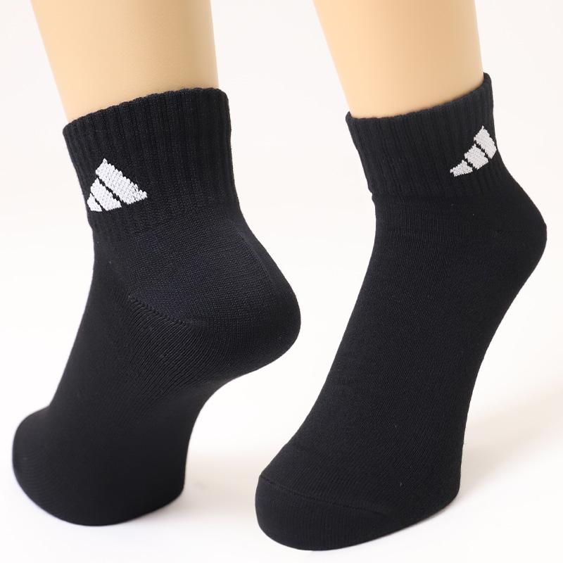 adidas（アディダス） 靴下 ショート ソックス メンズ 男子 adidas 3足