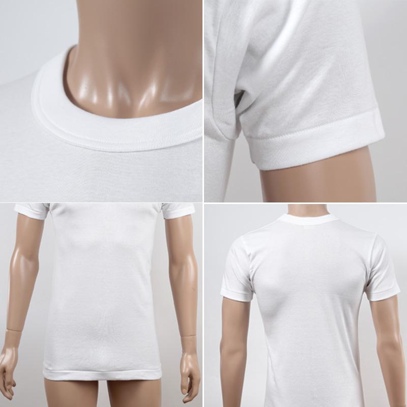 B.V.D BVD インナーシャツ メンズ 半袖 綿100% tシャツ クルーネック