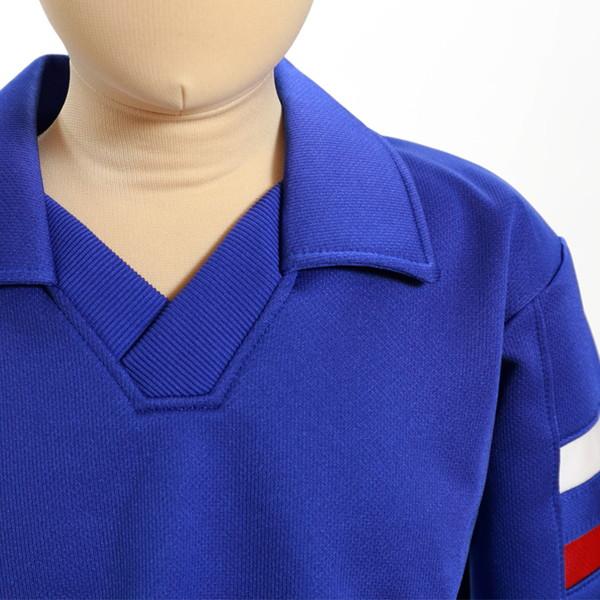 ギャレックス 体操服 長袖トレシャツ 100cm〜130cm 男子 女子 青 ワン
