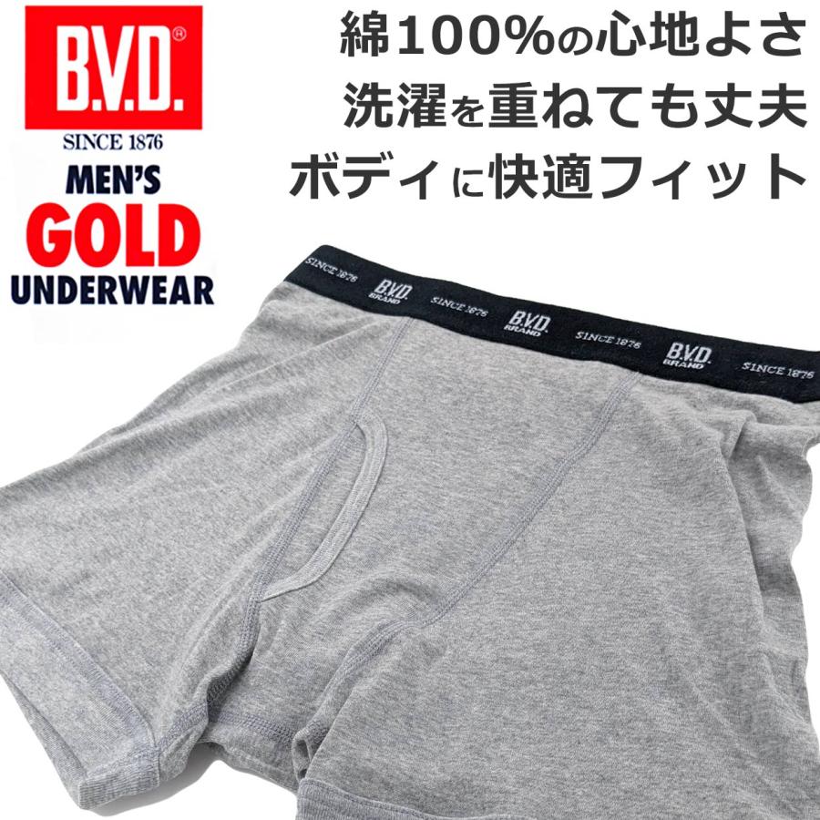 B.V.D BVD メンズ ボクサーブリーフ 綿100% M〜LL コットン 前開き