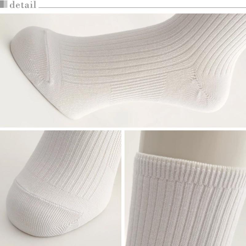 ATSUGI（アツギ） クランク 靴下 白 ソックス ハイカット 3足組 22