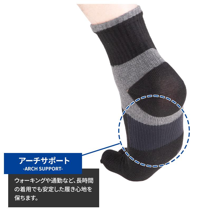 GUNZE（グンゼ） アクティブスタイル メンズ 5本指 ショートソックス