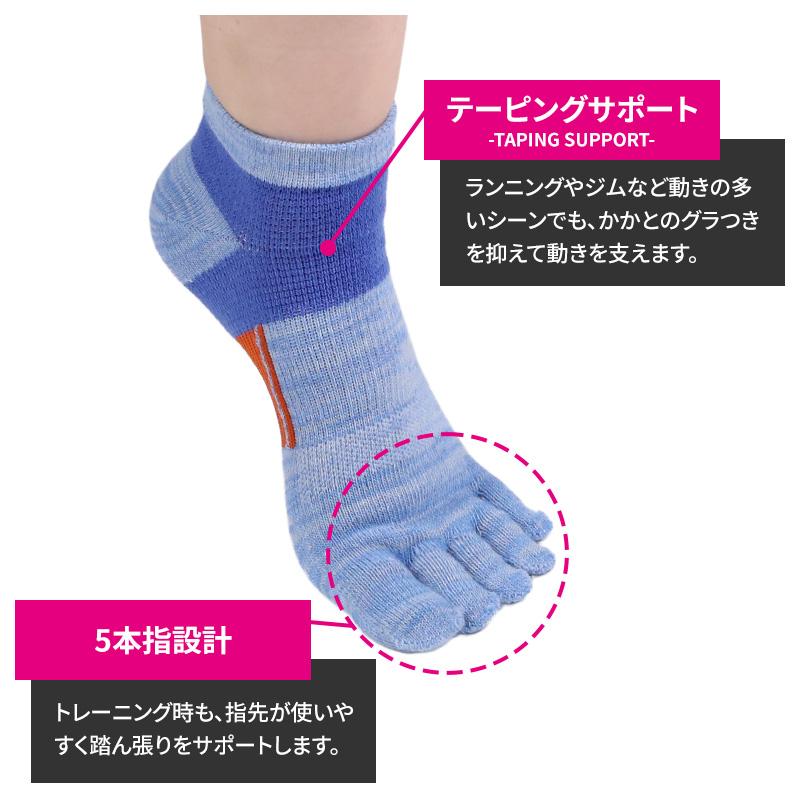 GUNZE（グンゼ） アクティブスタイル 5本指 ソックス レディース