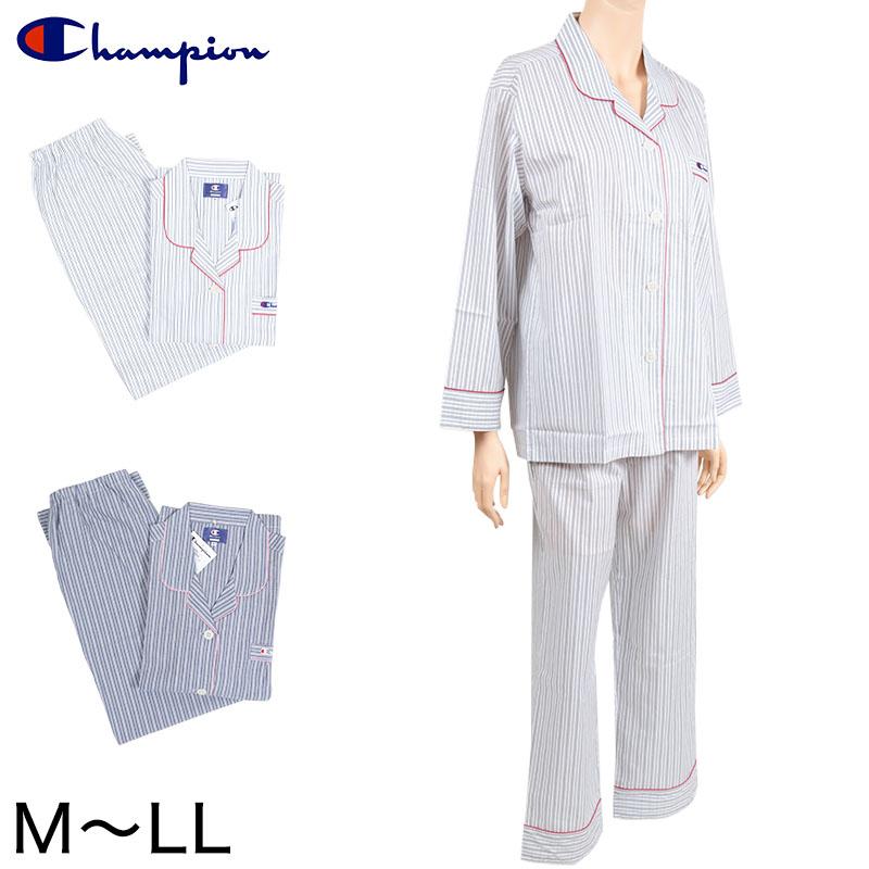 グンゼ パジャマ レディース 綿100 ルームウエア M Ll 通年 寝間着 寝巻 グンゼ チャンピオン Champion Gunze 長袖長パンツ 在庫限り Gz124 すててこねっと 通販 Yahoo ショッピング