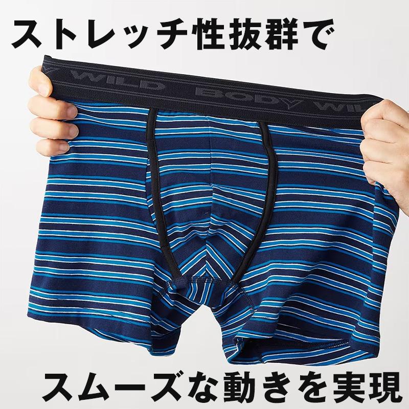 BODY WILD（ボディワイルド） グンゼ ボクサーパンツ M L LL メンズ 綿
