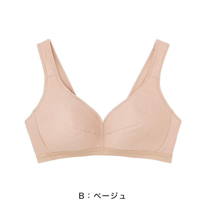 GUNZE（グンゼ） スポーツブラ 綿混 ノンワイヤーブラジャー M〜LL