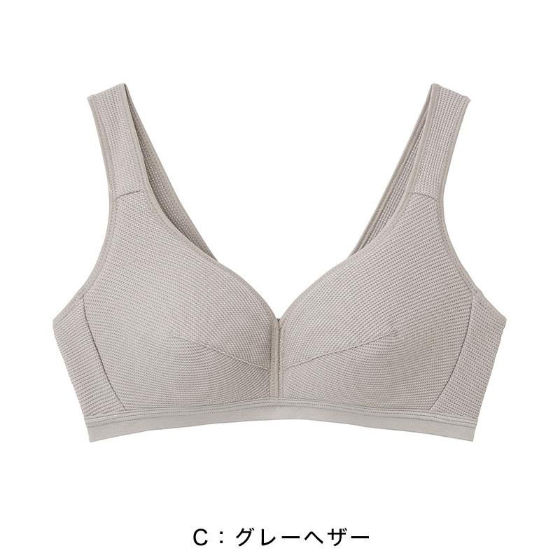 GUNZE（グンゼ） スポーツブラ 綿混 ノンワイヤーブラジャー M〜LL