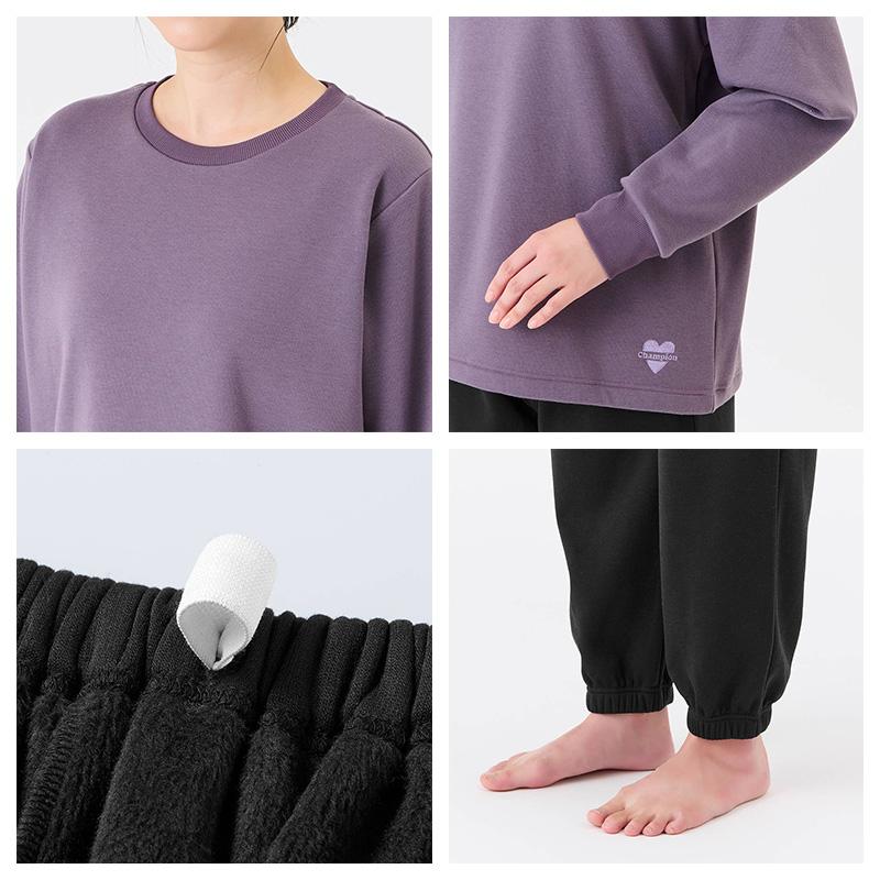 Champion（チャンピオン） レディース パジャマ 冬 裏ボア フリース