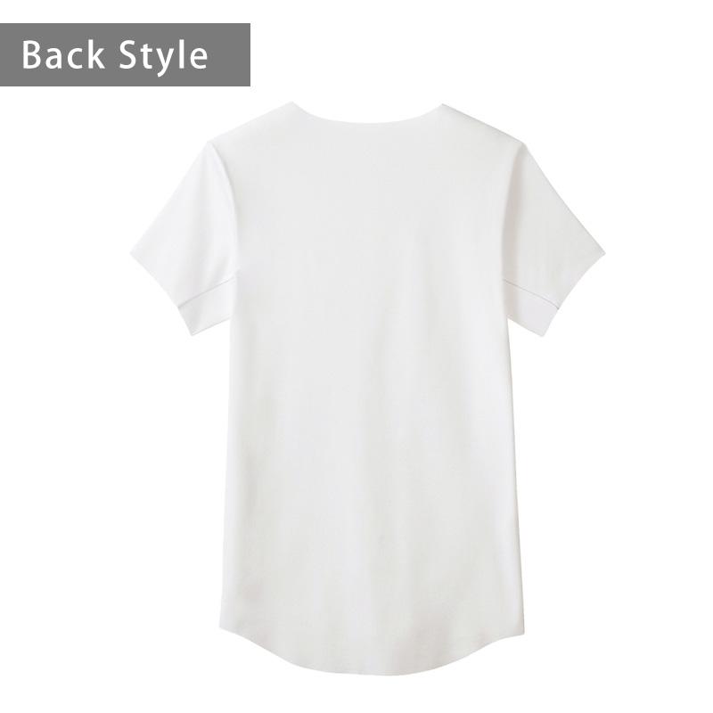 YG グンゼ tシャツ メンズ vネック 半袖 カットオフ M〜LL GUNZE 肌着