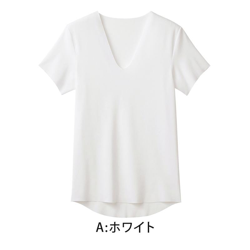 YG グンゼ tシャツ メンズ vネック 半袖 カットオフ M〜LL GUNZE 肌着