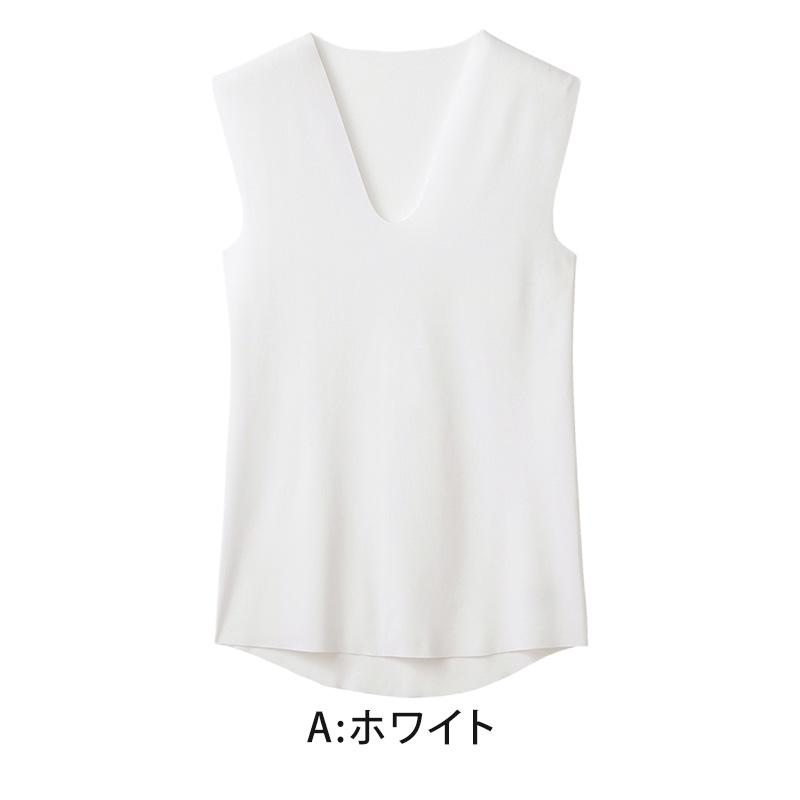 YG グンゼ ノースリーブ vネック カットオフ タンクトップ M〜LL GUNZE
