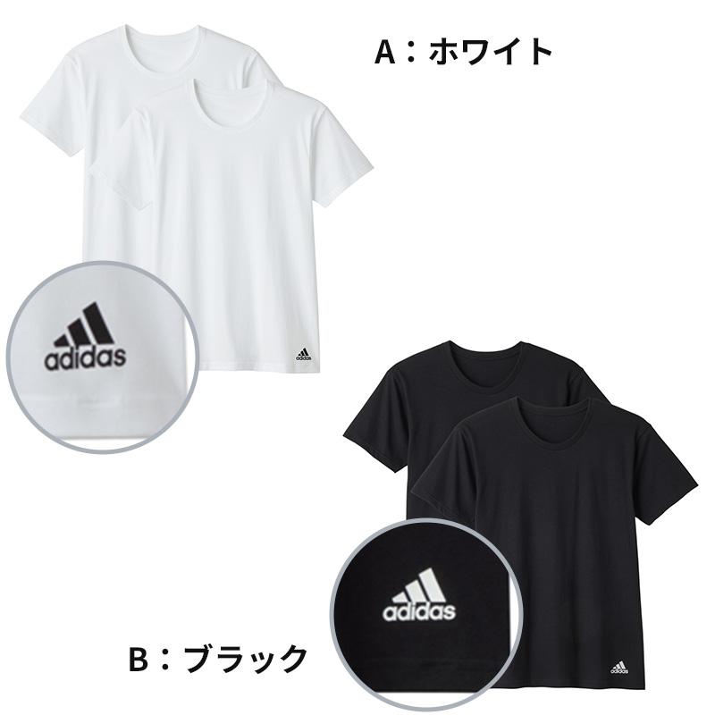 adidas（アディダス） 綿100 Tシャツ メンズ 2枚組 グンゼ M L LL