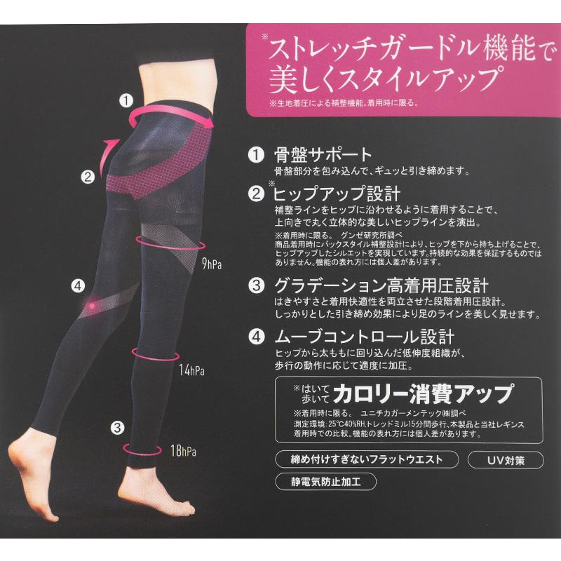 DEPS レギンス サイズL RIZAP（ライザップ） レギンス ガードル 10分丈 レディース M-L・L-LL