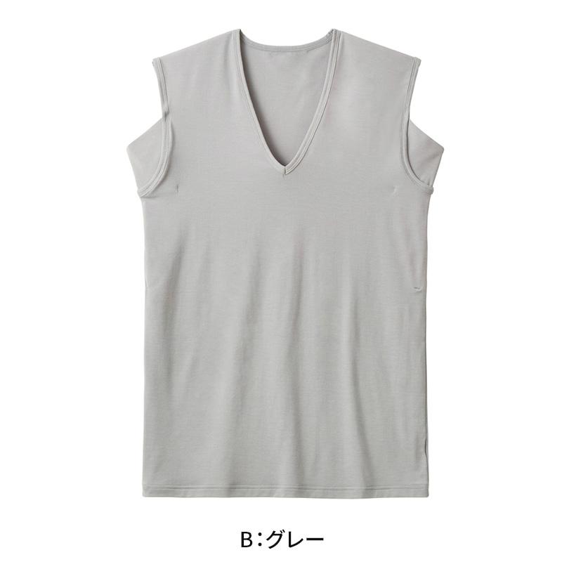 GUNZE アセドロン スリーブレス 吸汗速乾 消臭 汗取り メンズ