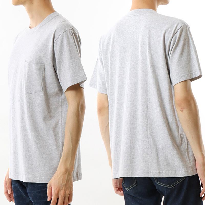 Hanes（ヘインズ） BEEFY-T ポケットTシャツ メンズ 厚手 Tシャツ 無地