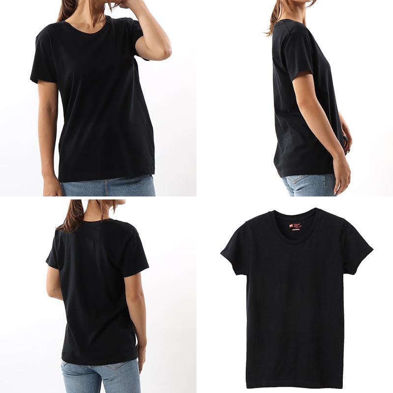 ジャパンフィット ヘインズ Tシャツ レディース 半袖 綿100% 2枚組 M