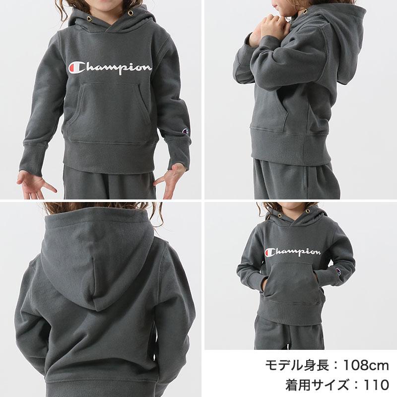 Champion チャンピオン キッズ 裏毛スウェットパーカー 100cm Champion チャンピオン キッズ 裏毛スウェットパーカー 100cm