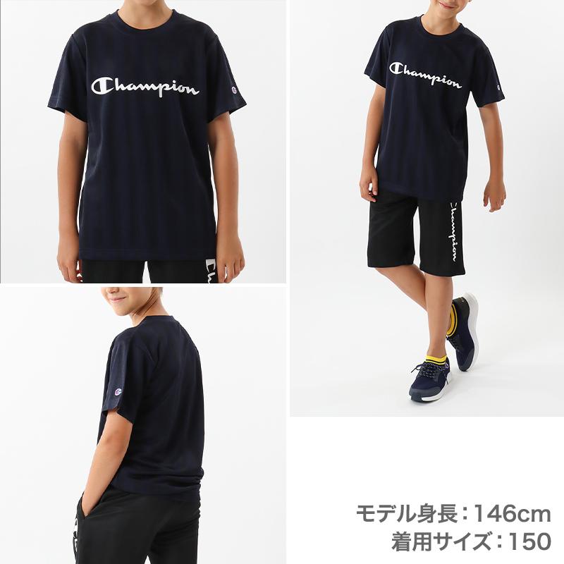 Champion（チャンピオン） Tシャツ キッズ こども 半袖 スポーツ 吸水