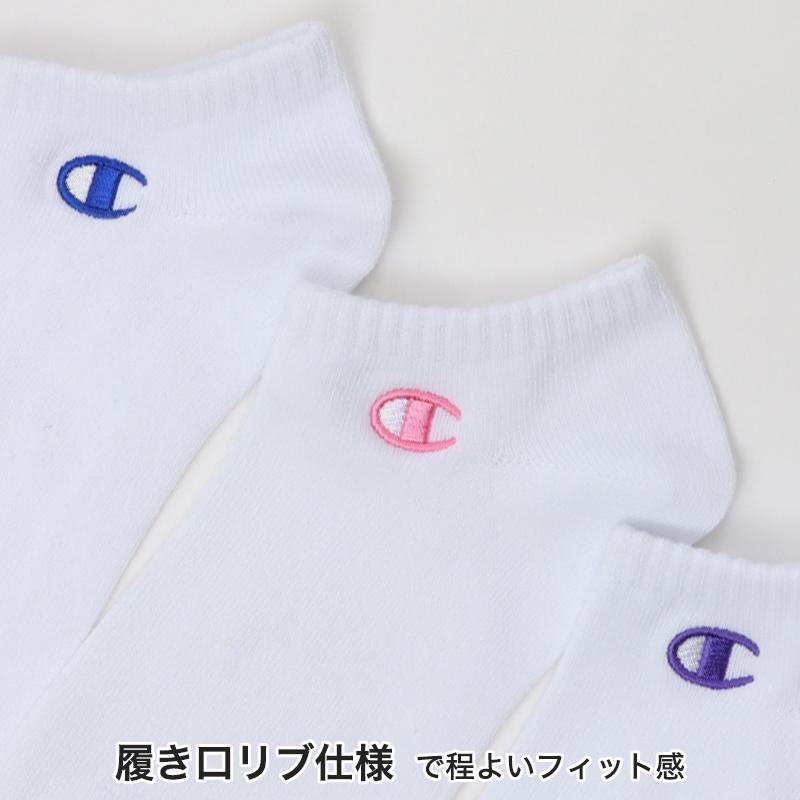 Champion（チャンピオン） ソックス レディース 3足組 くるぶし 靴下