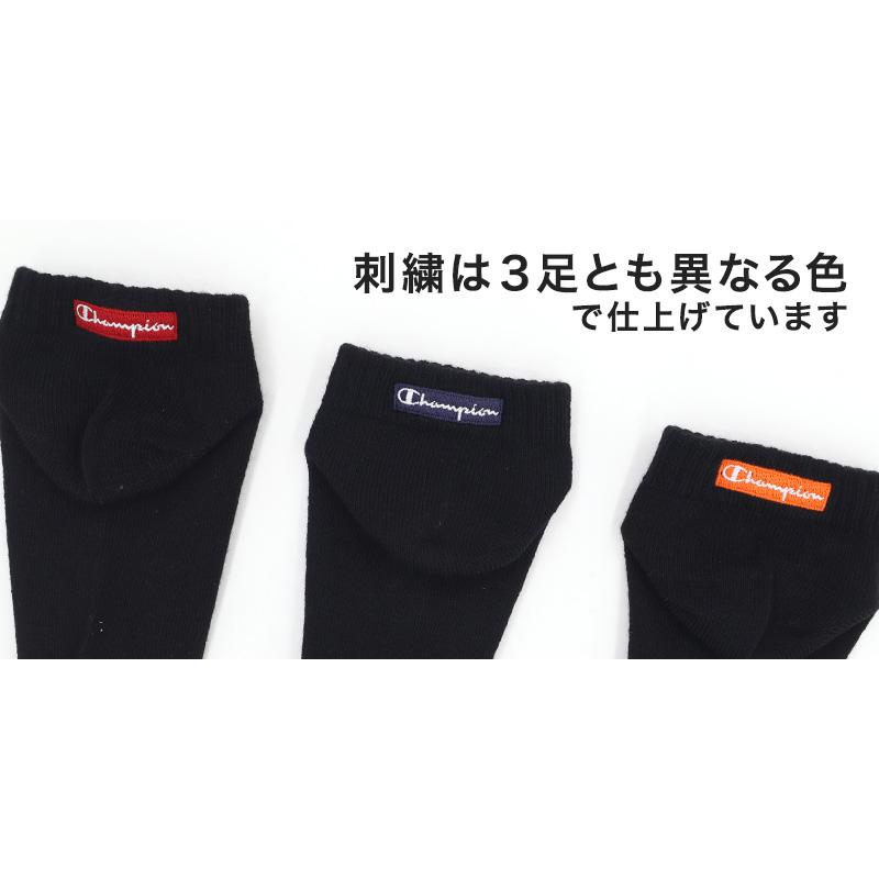 Champion（チャンピオン） ソックス レディース 3足組 くるぶし 靴下