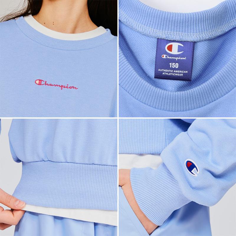 Champion（チャンピオン） トレーナー 女の子 子供 綿100% スウェット