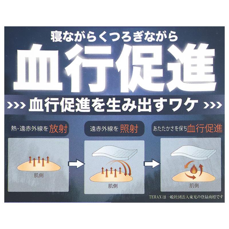 TERAX テラックス 遠赤外線 接触冷感 メンズ ルームウェア 上下セット