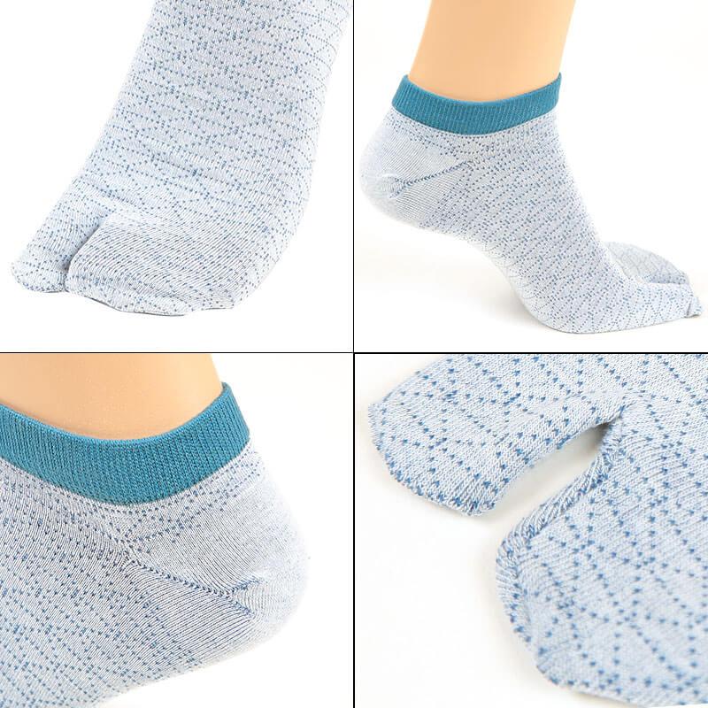 足袋ソックス メンズ くるぶし 靴下 足袋靴下 10足組 25-28cm・28-30cm