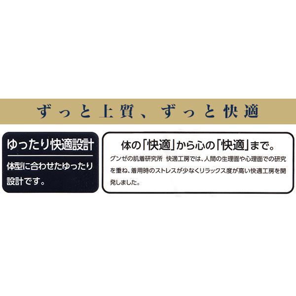 快適工房 グンゼ 紳士 ロングパンツ 前開き M・L メンズ ズボン下 綿