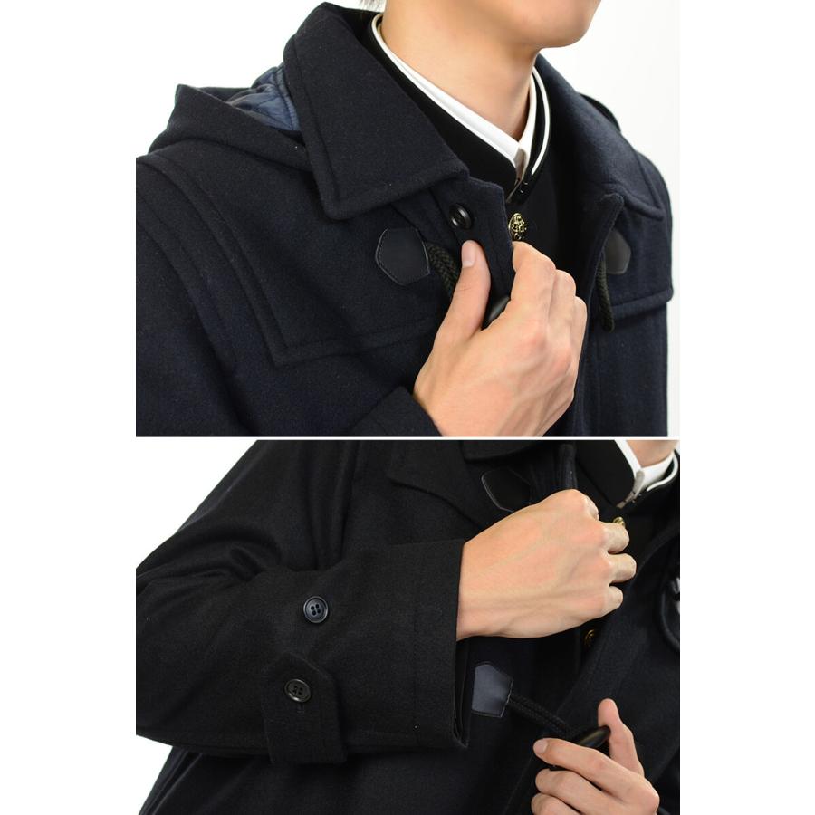 KANKO メンズ ダッフルコート スクール S〜4L スクール用 通学用 男性