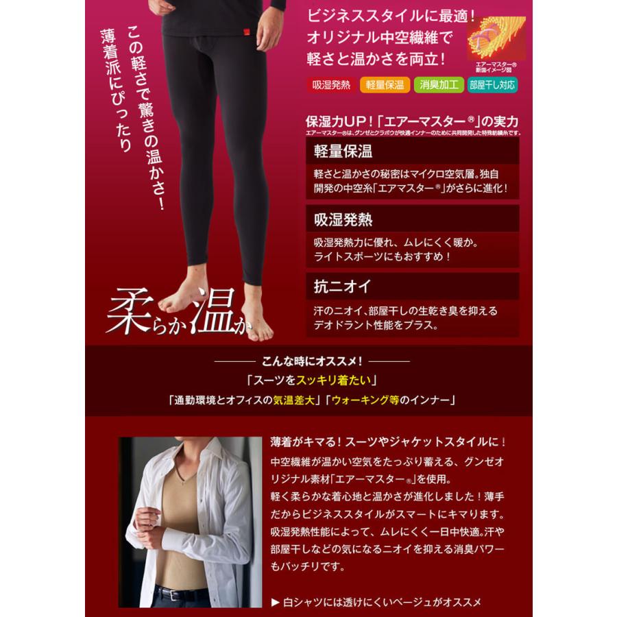 【新品未開封】グンゼ タイツ メンズ ホットマジック Ｍサイズ MH1901 HOTMAGIC タイツ メンズ インナー レギンス 下着 男性 グンゼ M