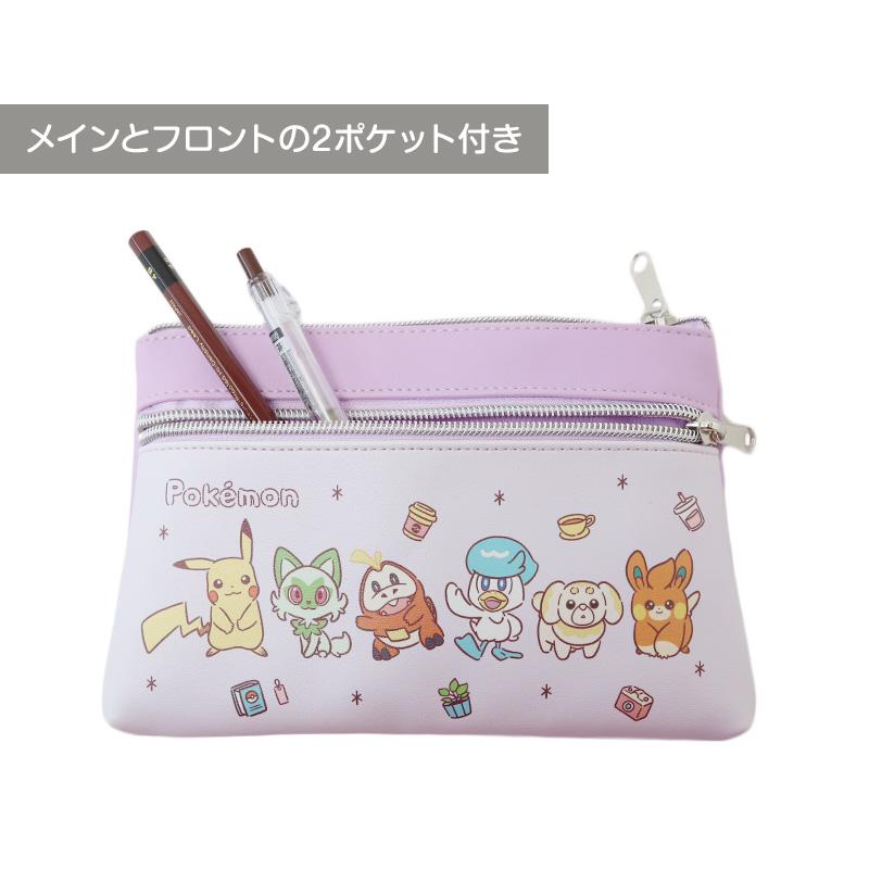 ペンケース ポケモン フラットポーチ 約190×120×20mm 小物入れ