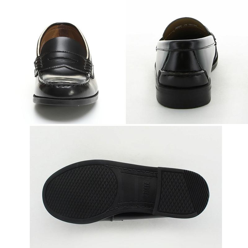 新品19800円☆MOON STAR ムーンスター 革靴 ローファー 黒 撥水 MoonStar ムーンスター ローファー 21.5cm~26.5cm 幅広3E 合成