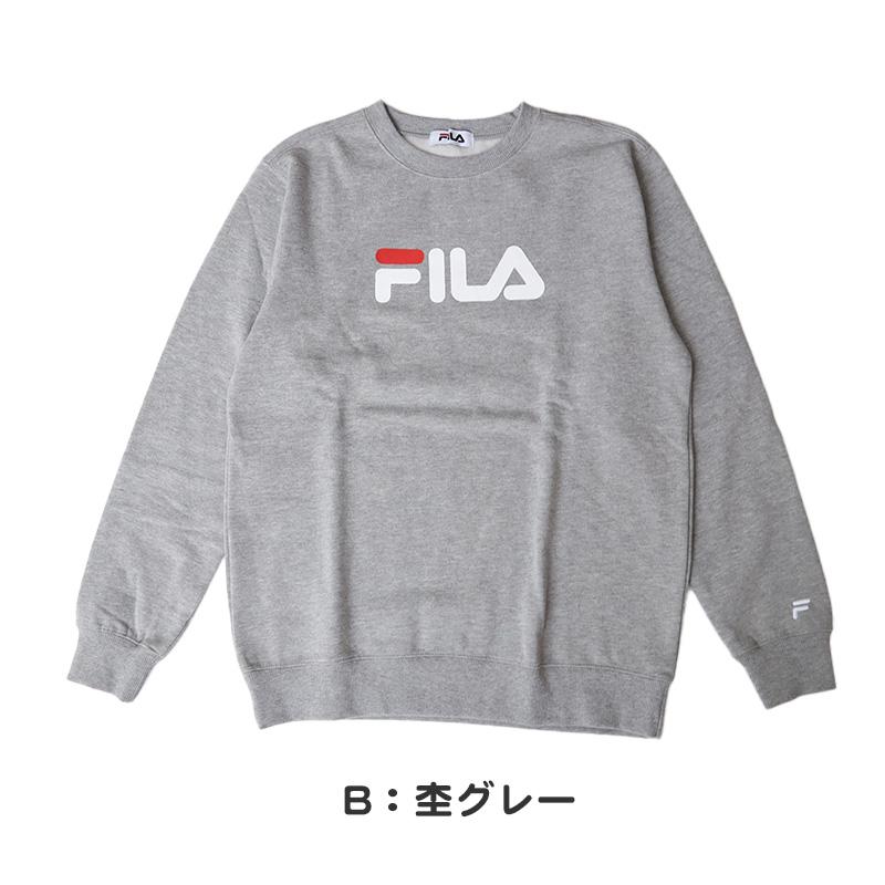 FILA（フィラ） レディース トレーナー 裏起毛 スウェット シャツ 冬