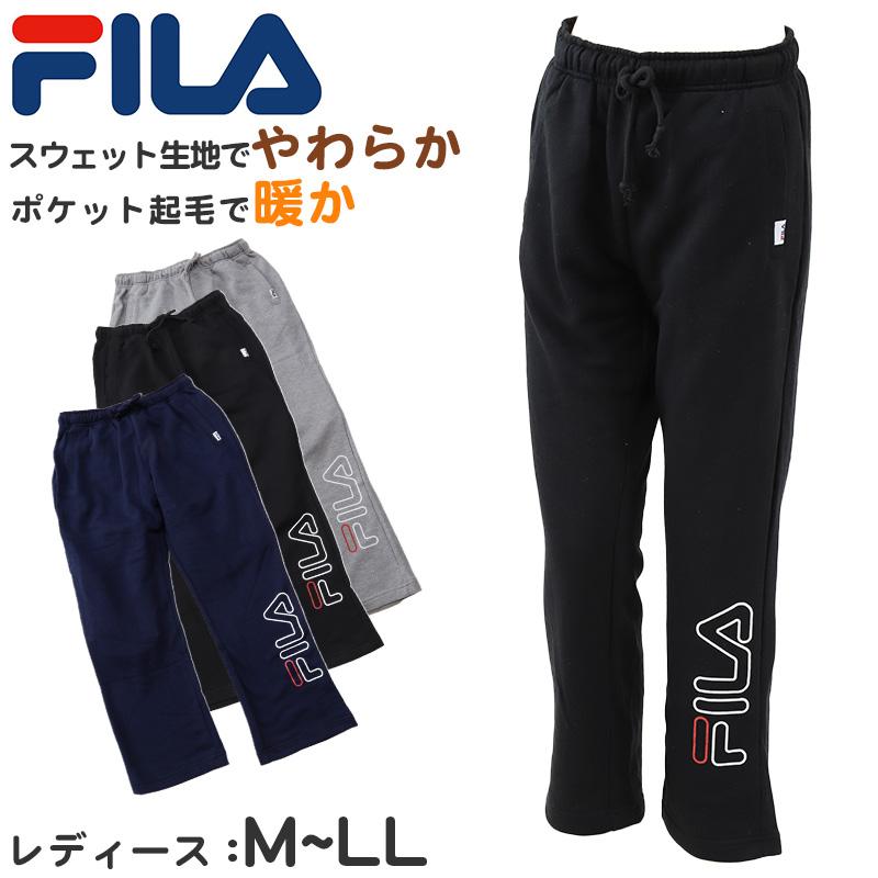 FILA（フィラ） レディース スウェット パンツ ズボン 裏毛 ボトムス