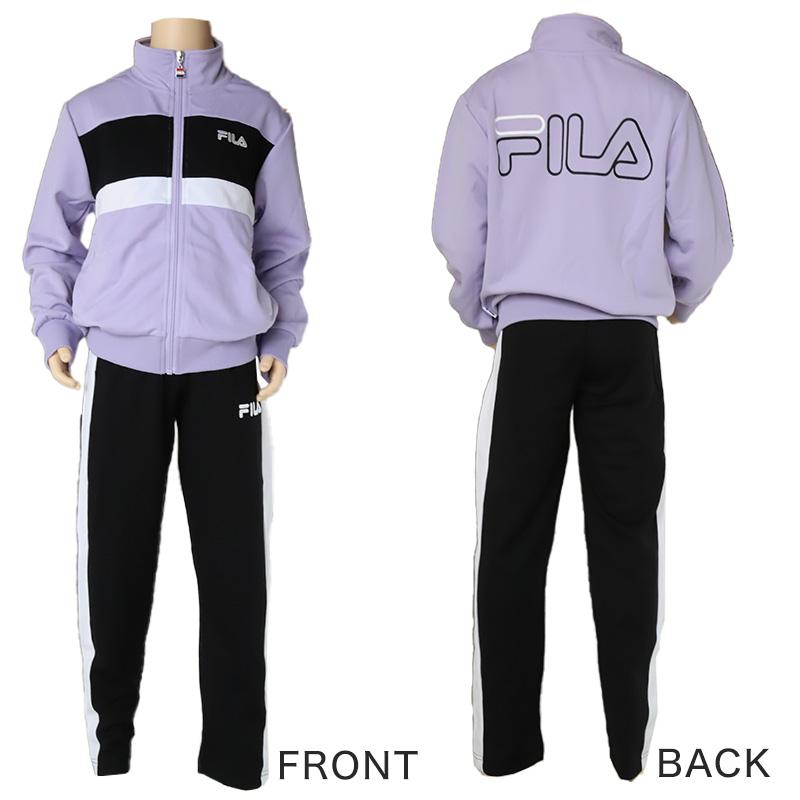 fira フィラ　セットアップ　XL　パープル FILA（フィラ） ジャージ ジュニア 上下 子供 女の子 キッズ 130cm
