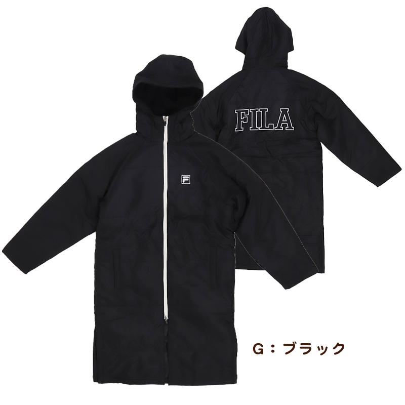 FILA（フィラ） ベンチコート キッズ ジュニア 裏ボア 裏起毛 130