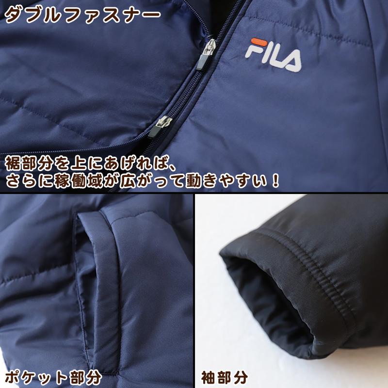 FILA（フィラ） ベンチコート キッズ ジュニア 裏ボア 裏起毛 130
