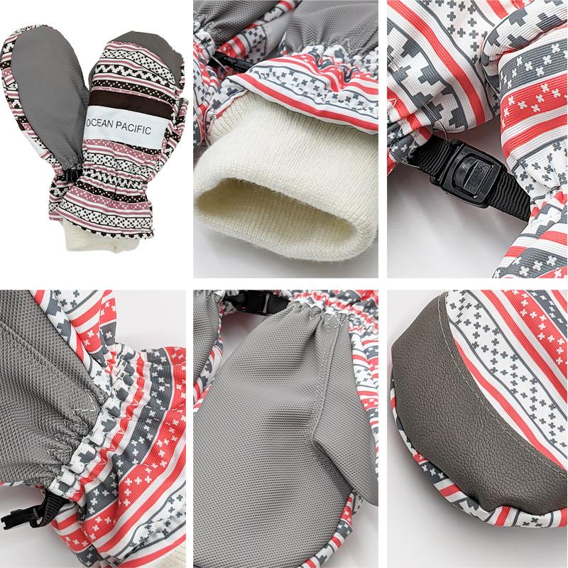 スキーウェア　キッズ　子供　120cm　女の子　ピンク　グレー　ゴーグル　手袋 スキーウェア キッズ 子供 120cm 女の子 ピンク グレー ゴーグル