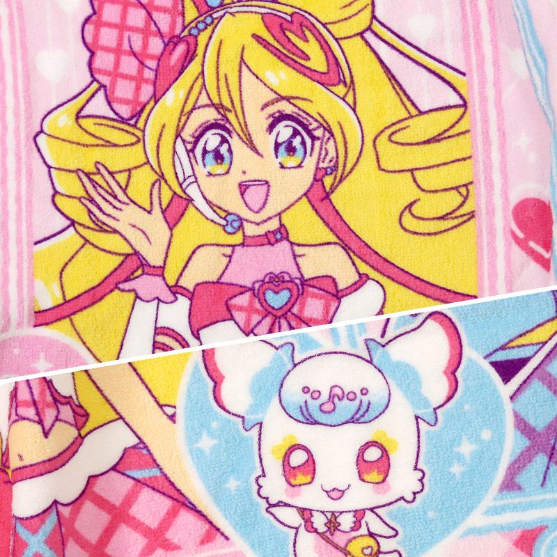 BANDAI - バンダイ　魔法つかいプリキュア！　子供用巻きタオル　未開封 BANDAI（バンダイ） ラップタオル 巻きタオル プリキュア 綿100 60cm