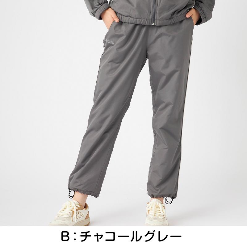 Kappa（カッパ） レディース 裏フリース ウィンドパンツ パンツ ズボン