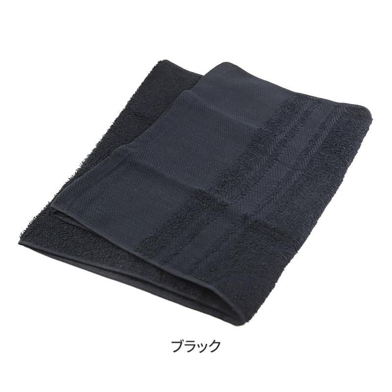 泉州タオル ロングタオル ブラック 綿100 日本製 タオル 約34×100cm 高