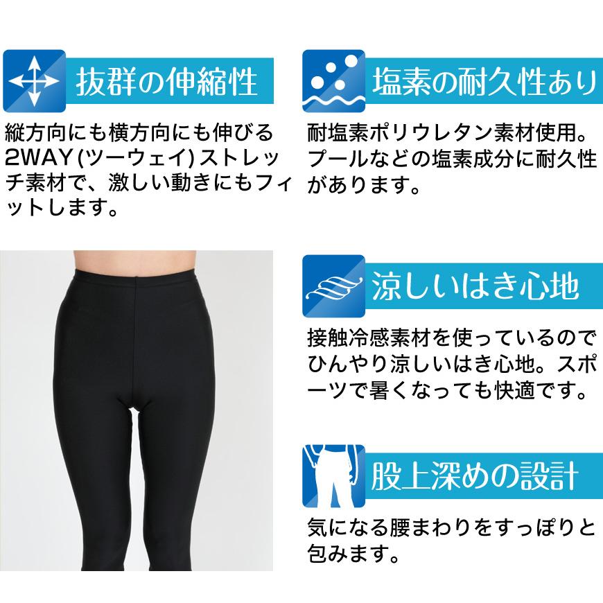 Suteteko（ステテコ） スパッツ 7分丈 スポーツ インナー 3枚セット