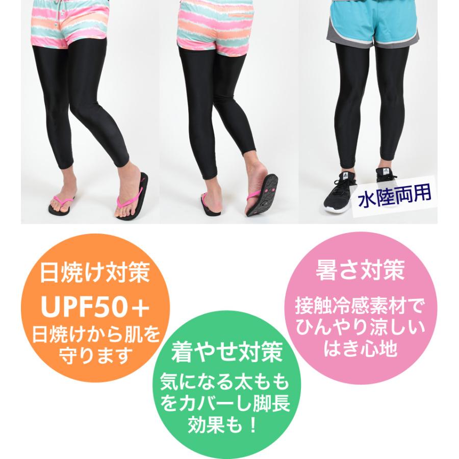 Suteteko（ステテコ） ラッシュガード レギンス レディース UPF50+ M-L