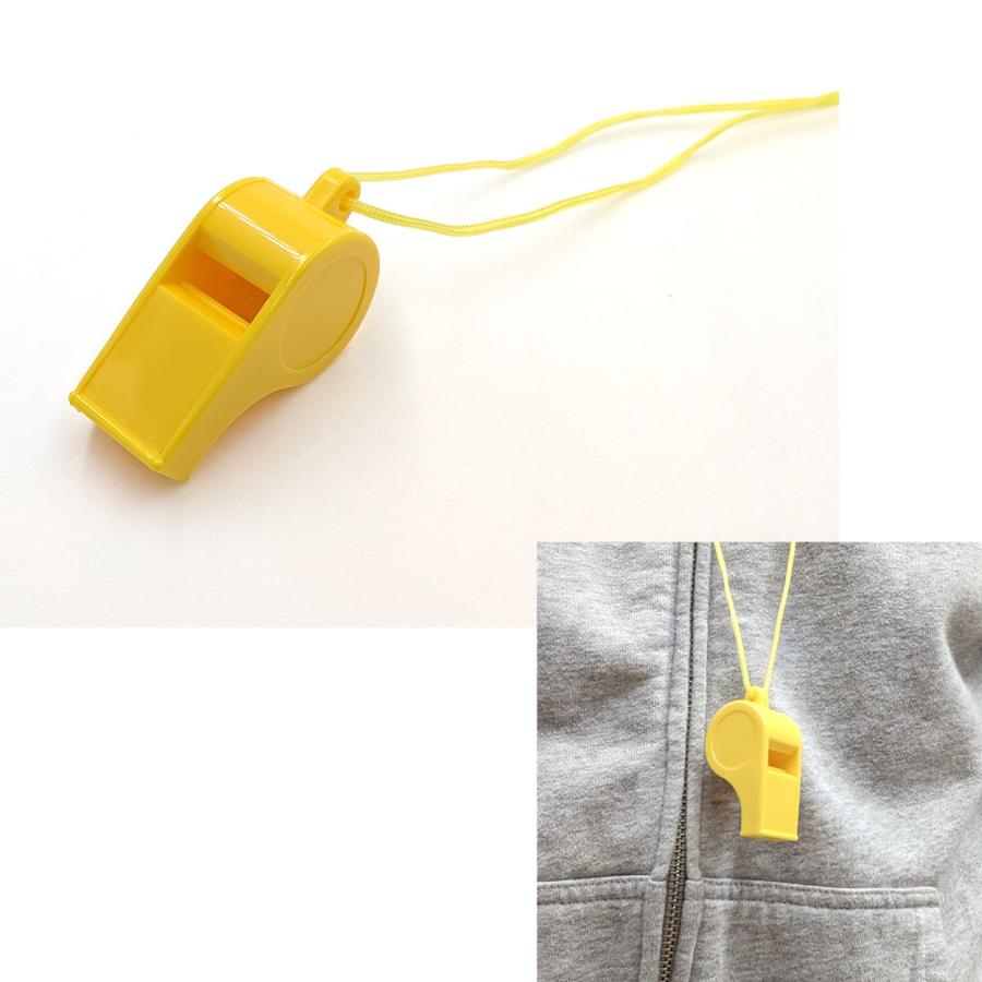 ホイッスル プラスチック 笛 呼子 体育 部活 レッスン 陸上 学用品