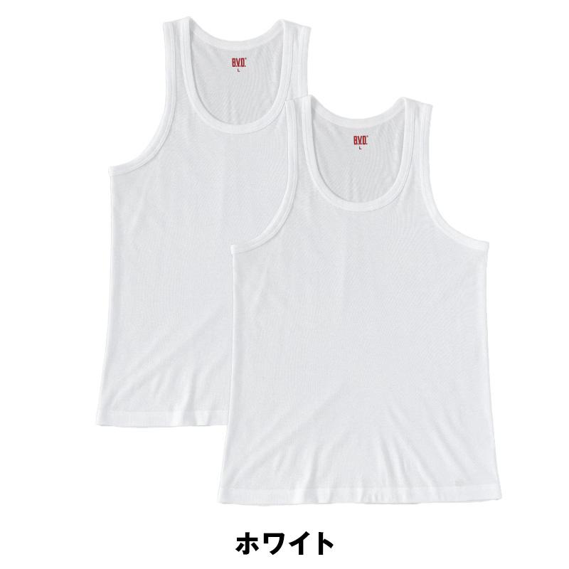 B.V.D BVD ランニング シャツ タンクトップ メンズ インナー 2枚組 M