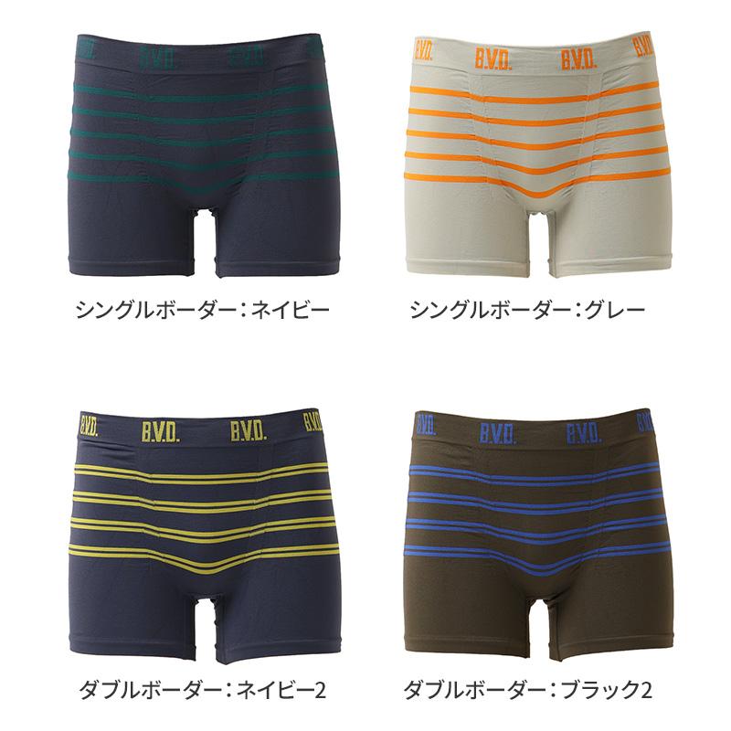 BMサ18◯●からあげページ●◯ B.V.D BVD ボクサーパンツ メンズ 前閉じ ボーダー M L LL 下着