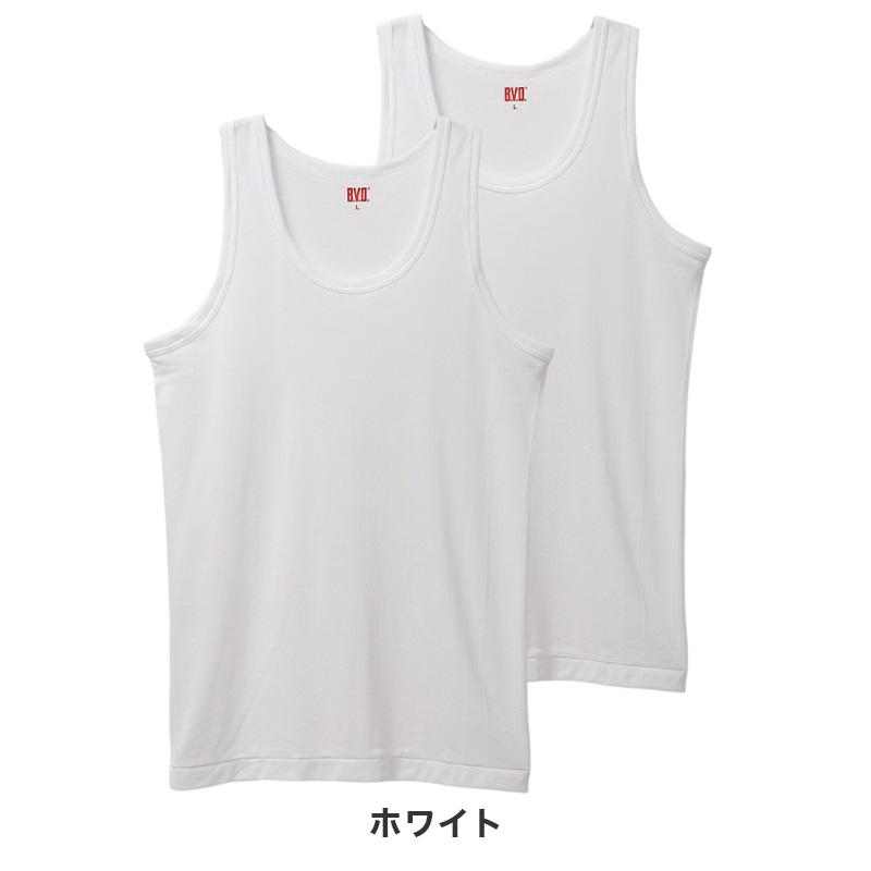 B.V.D メンズ インナー ランニングシャツ タンクトップ 接触冷感 吸水