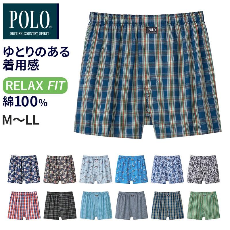 売れ筋がひ! LL POLO メンズ トランクス パンツ 下着 綾織 プリント布帛 M ポロ ビーシーエス メンズトランクス まとめ売り polo コットン