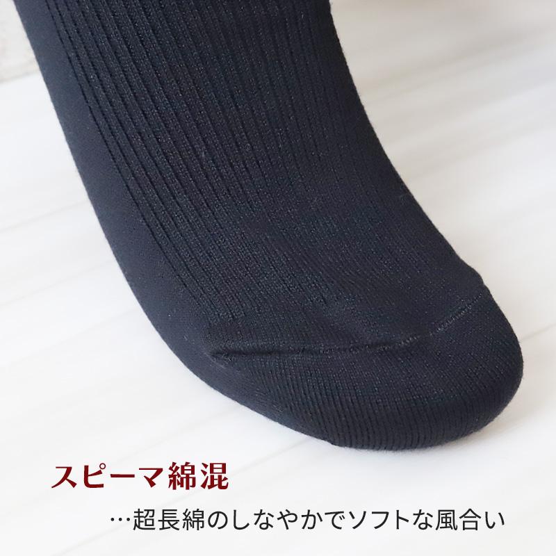 GUNZE（グンゼ） POLO ワンポイント 刺繍 スクールソックス クルー丈