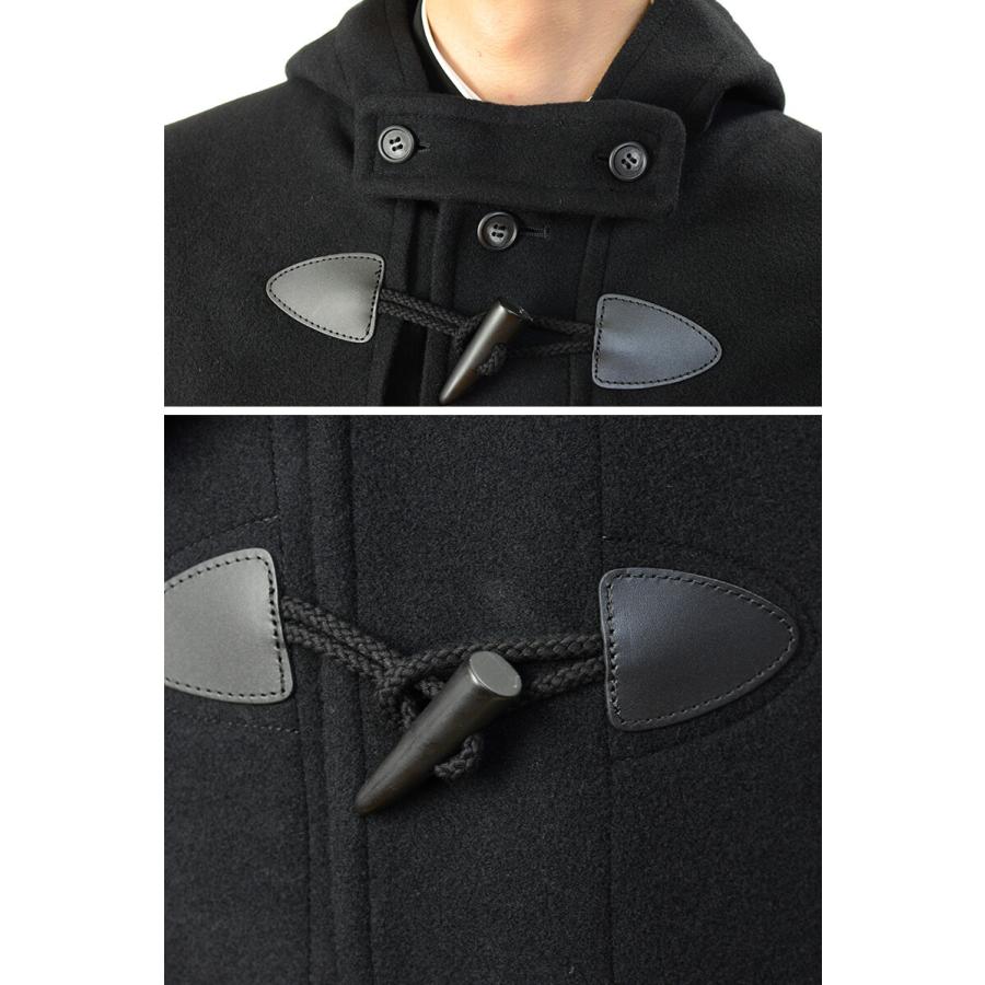 【美品】TOMBOW VARSITYMATE ダッフルコート　size L 黒 ダッフルコート 男女兼用 |【トンボ公式オンラインモール】